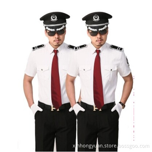 customized oem absorbent security guard uniform shirts